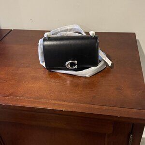 COACH Luxe Refined Leather Bandit Small Crossbody Bag